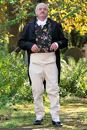 1820s Gents eveningwear, Northern college of Costume