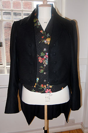 1820s Gents eveningwear, Northern college of Costume